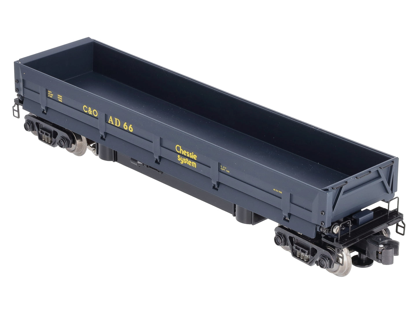 K-Line K712-1251 O Gauge Chesapeake & Ohio Operating Coal Dump Car #AD66 LN/Box