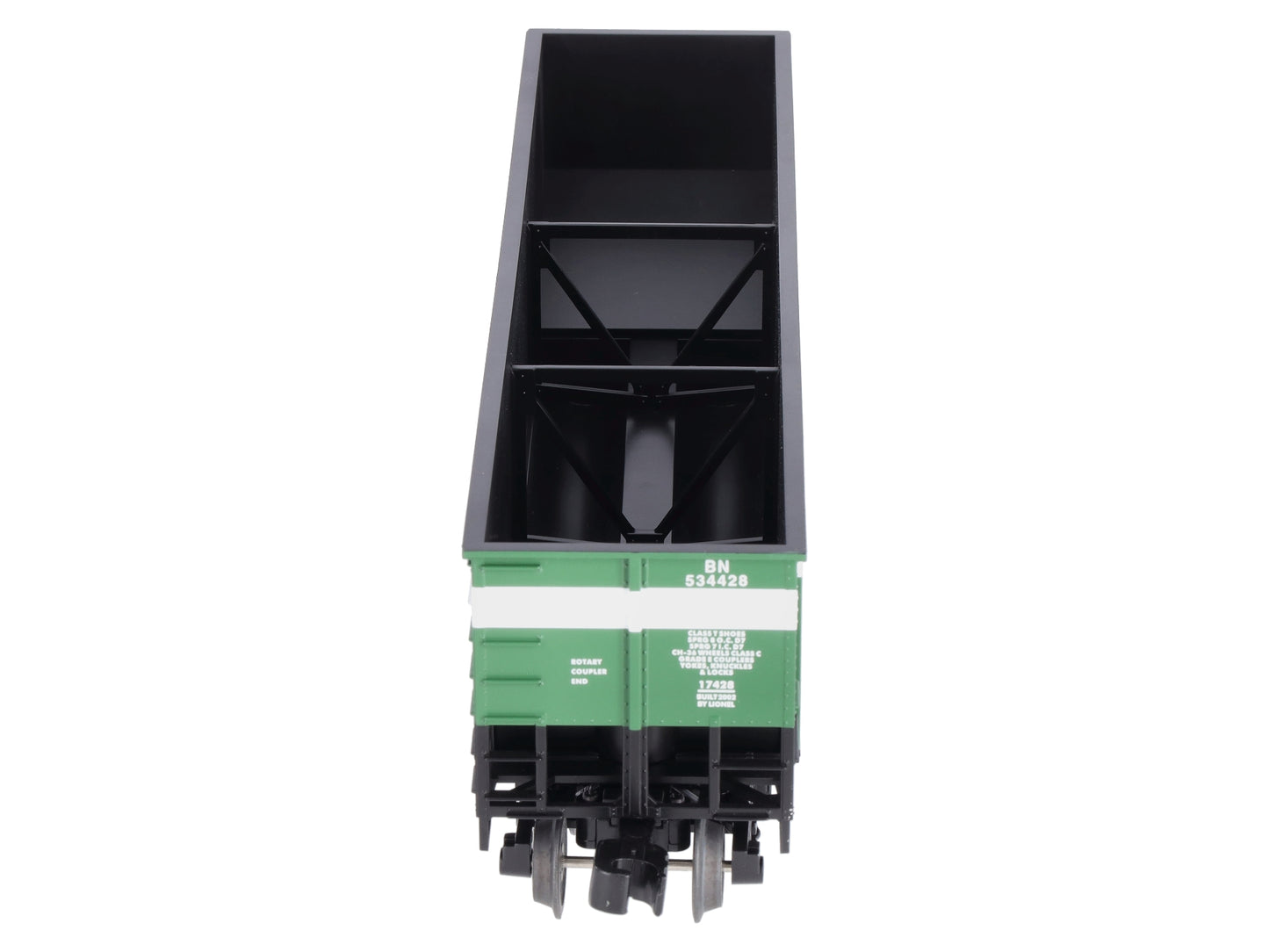 Lionel 6-17428 O Gauge Burlington Northern Bathtub Gondola #534428 LN/Box