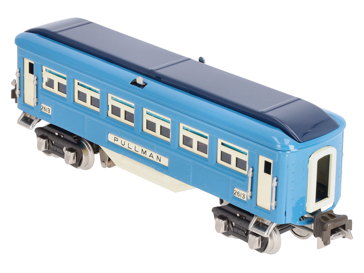 MTH 11-80006 O Gauge Two-Tone Blue Pullman Car #2613 (w/Nickel Trim) LN/Box