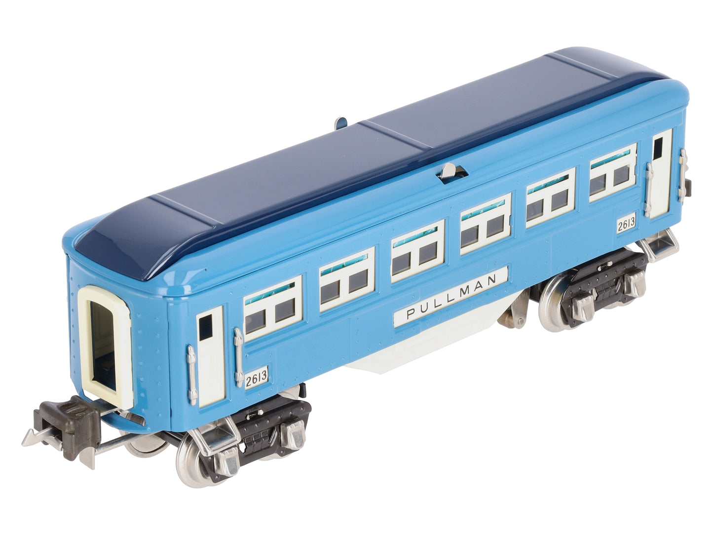 MTH 11-80006 O Gauge Two-Tone Blue Pullman Car #2613 (w/Nickel Trim) LN/Box