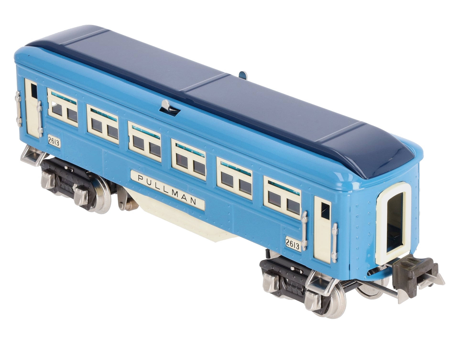 MTH 11-80006 O Gauge Two-Tone Blue Pullman Car #2613 (w/Nickel Trim) LN/Box