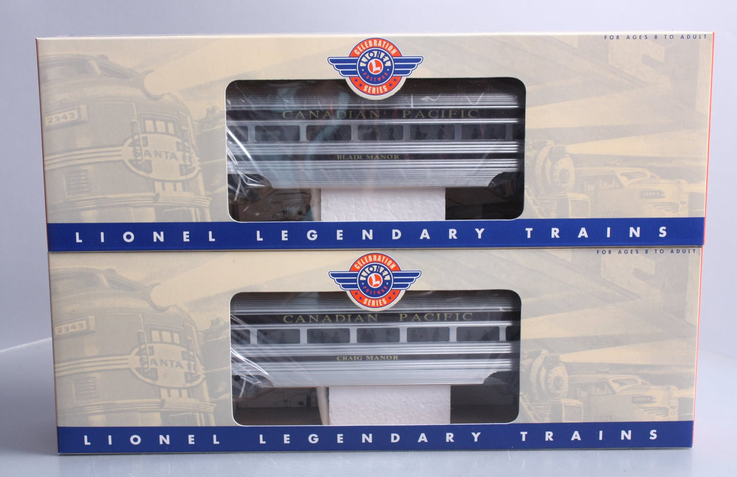 Lionel 6-39106 O Canadian Pacific Aluminum Passenger Car Set (Set of 2) MT/Box