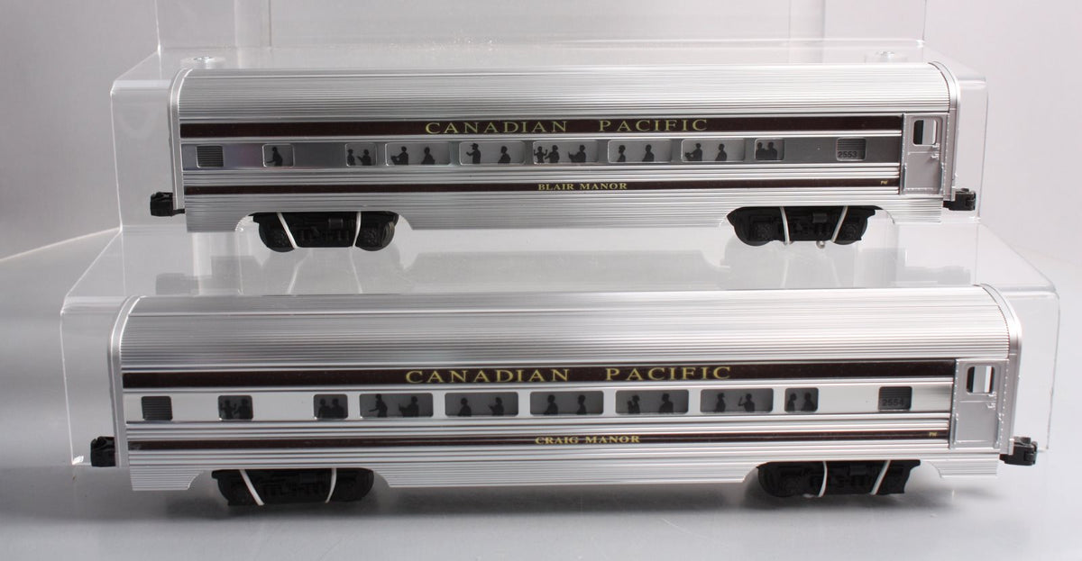 Lionel 6-39106 O Canadian Pacific Aluminum Passenger Car Set (Set of 2) LN/Box