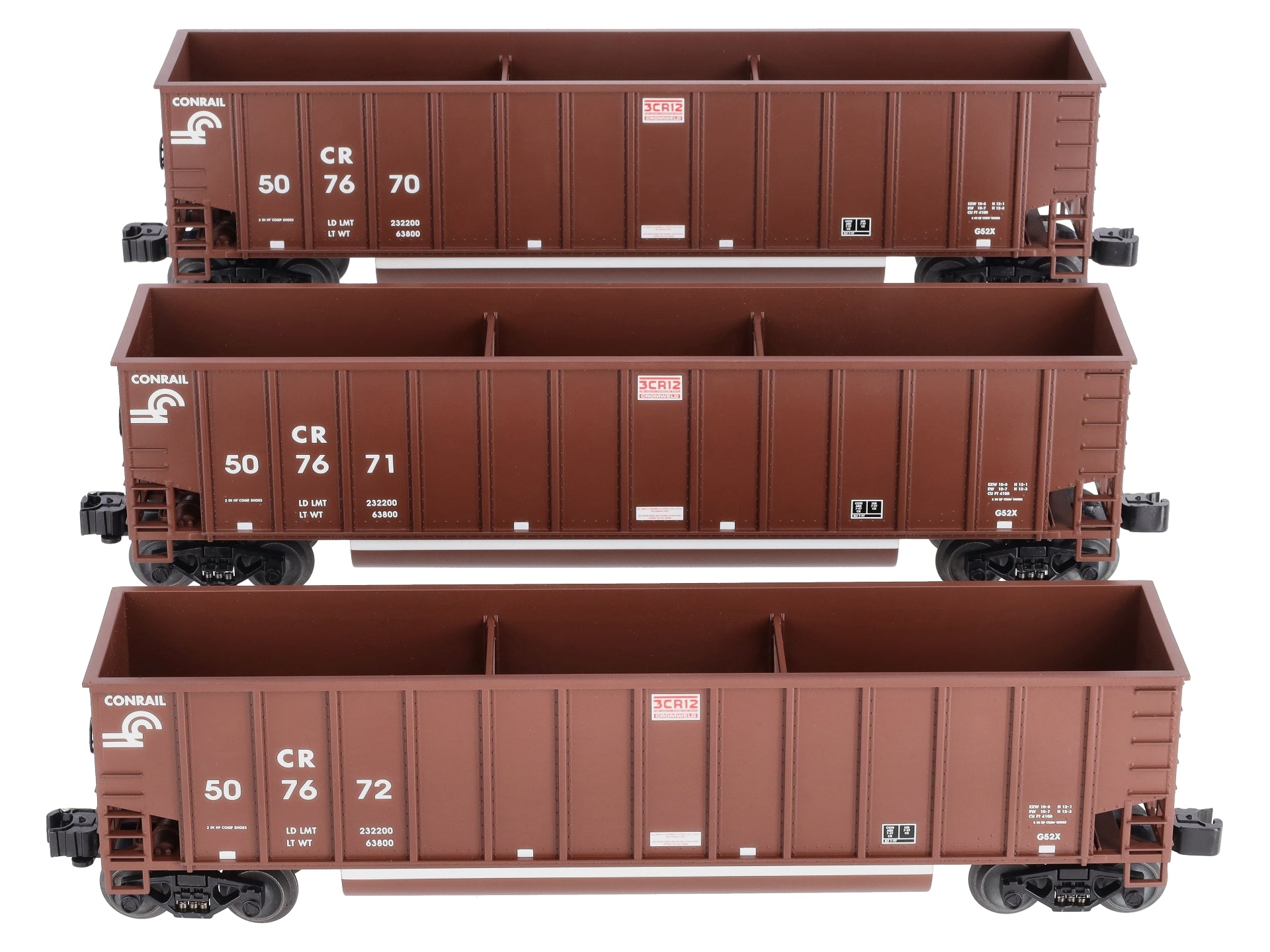 Lionel 6-17429 O Gauge Conrail Bathtub Gondolas (Set of 3) LN/Box
