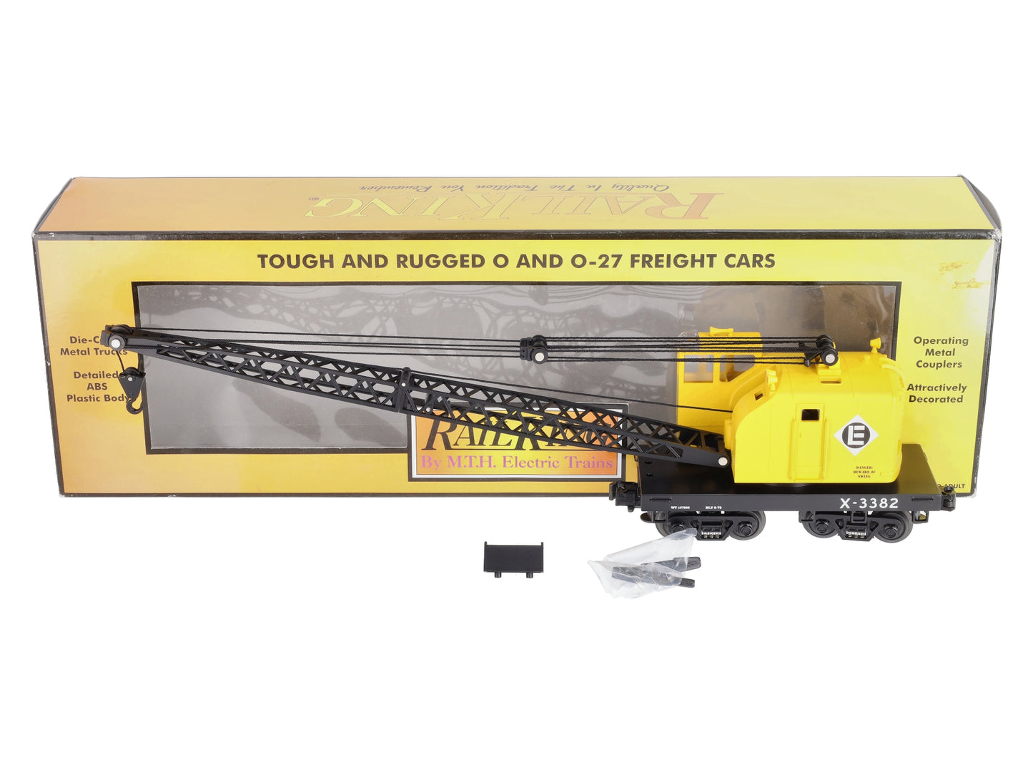 MTH 30-7944 O Gauge Erie American Crane Car #X-3382 MT/Box
