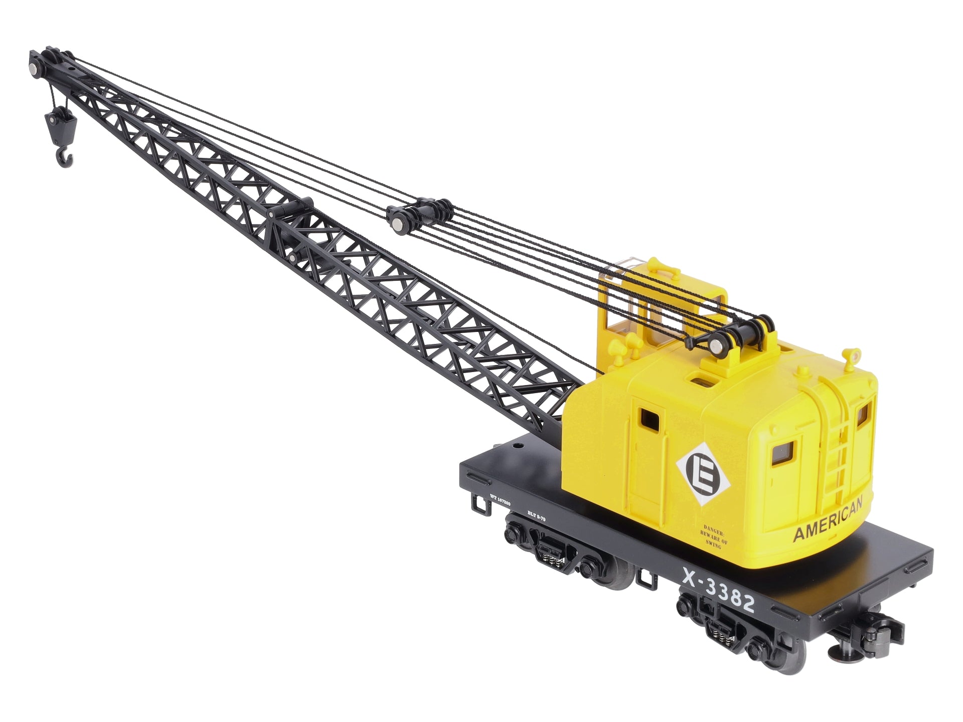 MTH 30-7944 O Gauge Erie American Crane Car #X-3382 MT/Box
