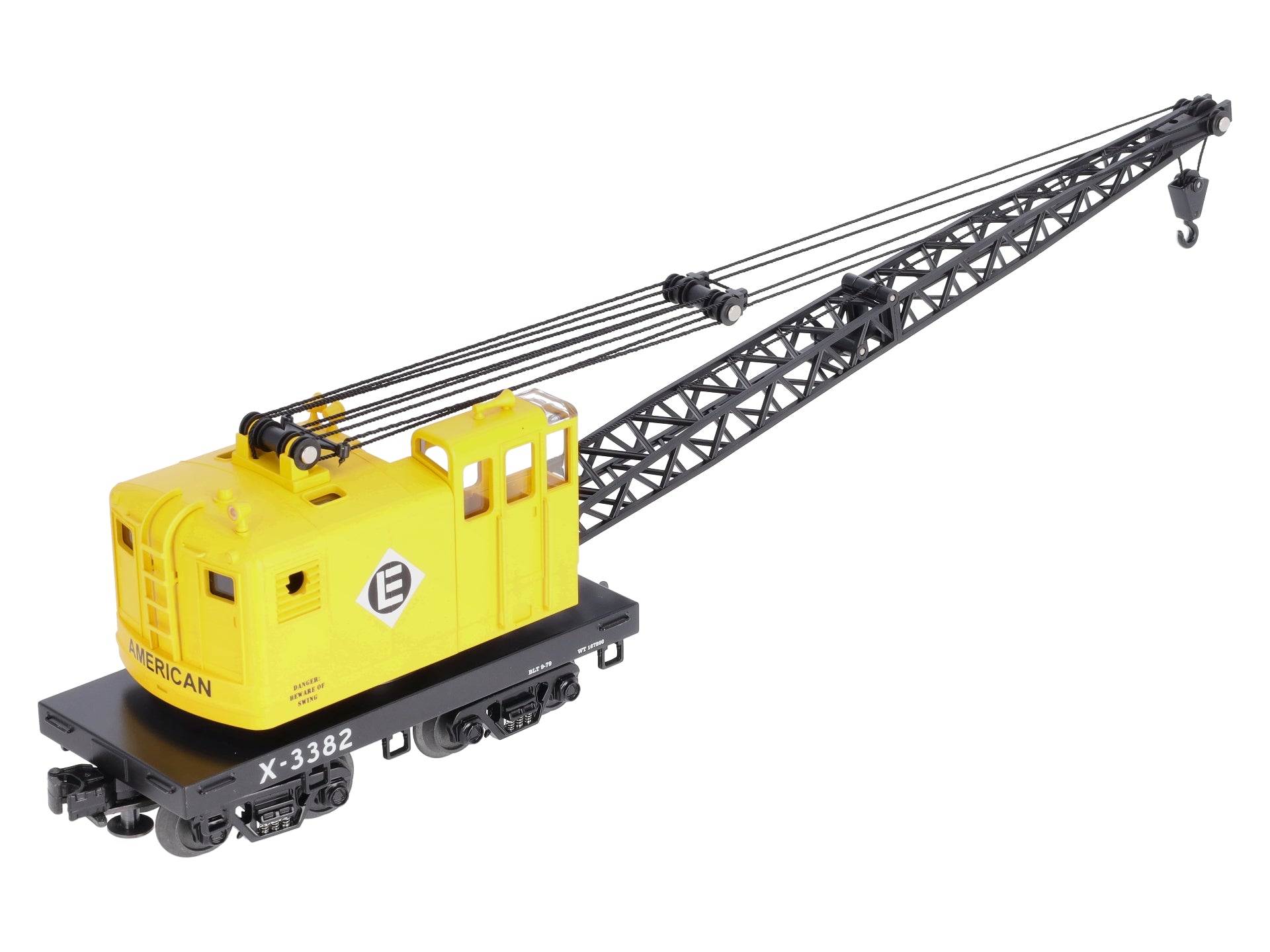 MTH 30-7944 O Gauge Erie American Crane Car #X-3382 MT/Box
