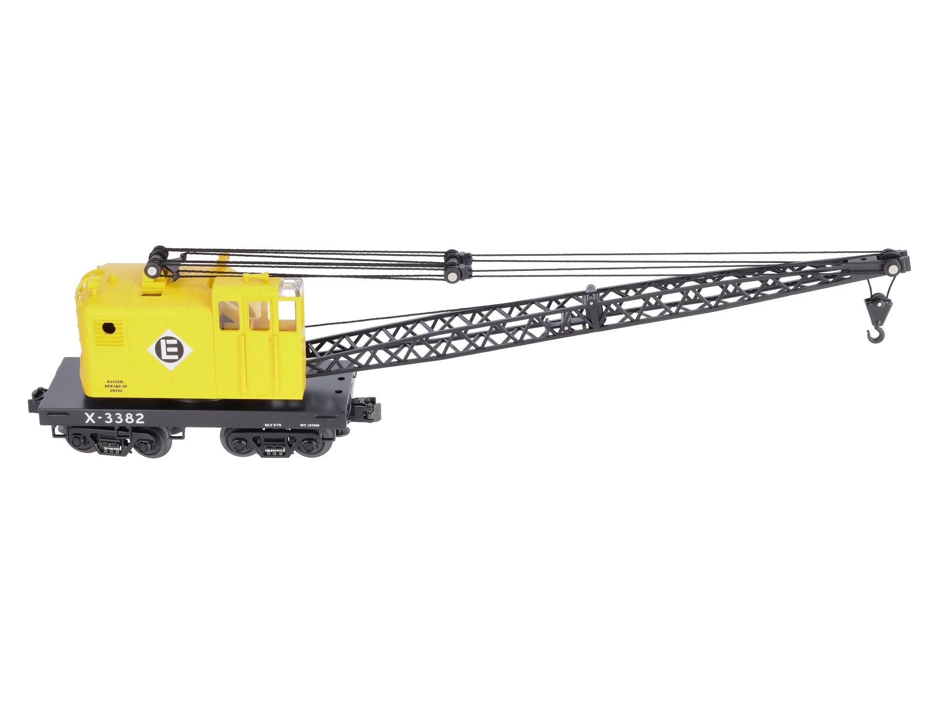 MTH 30-7944 O Gauge Erie American Crane Car #X-3382 MT/Box