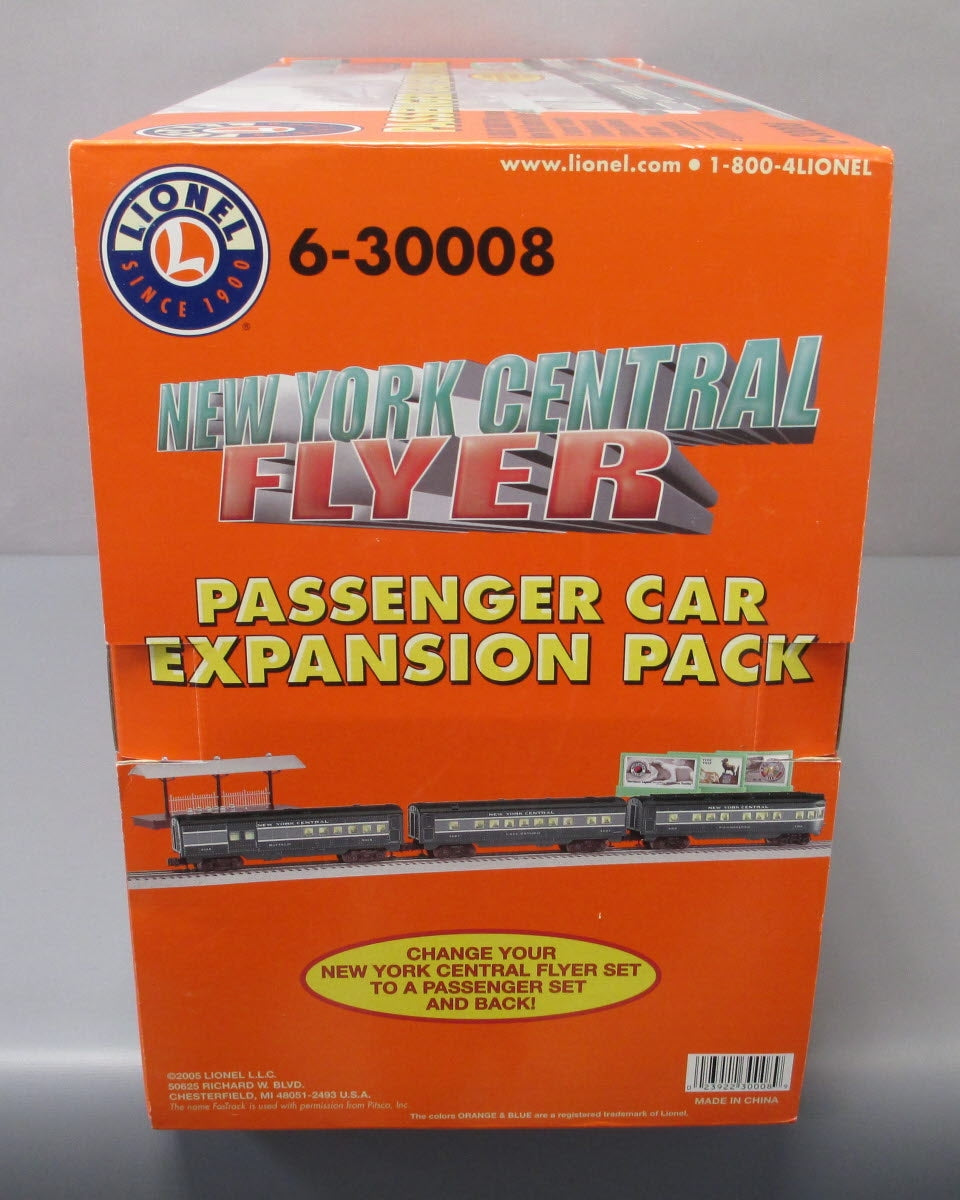 Lionel 6-30008 O Gauge New York Central Flyer Passenger Expansion LN/Box