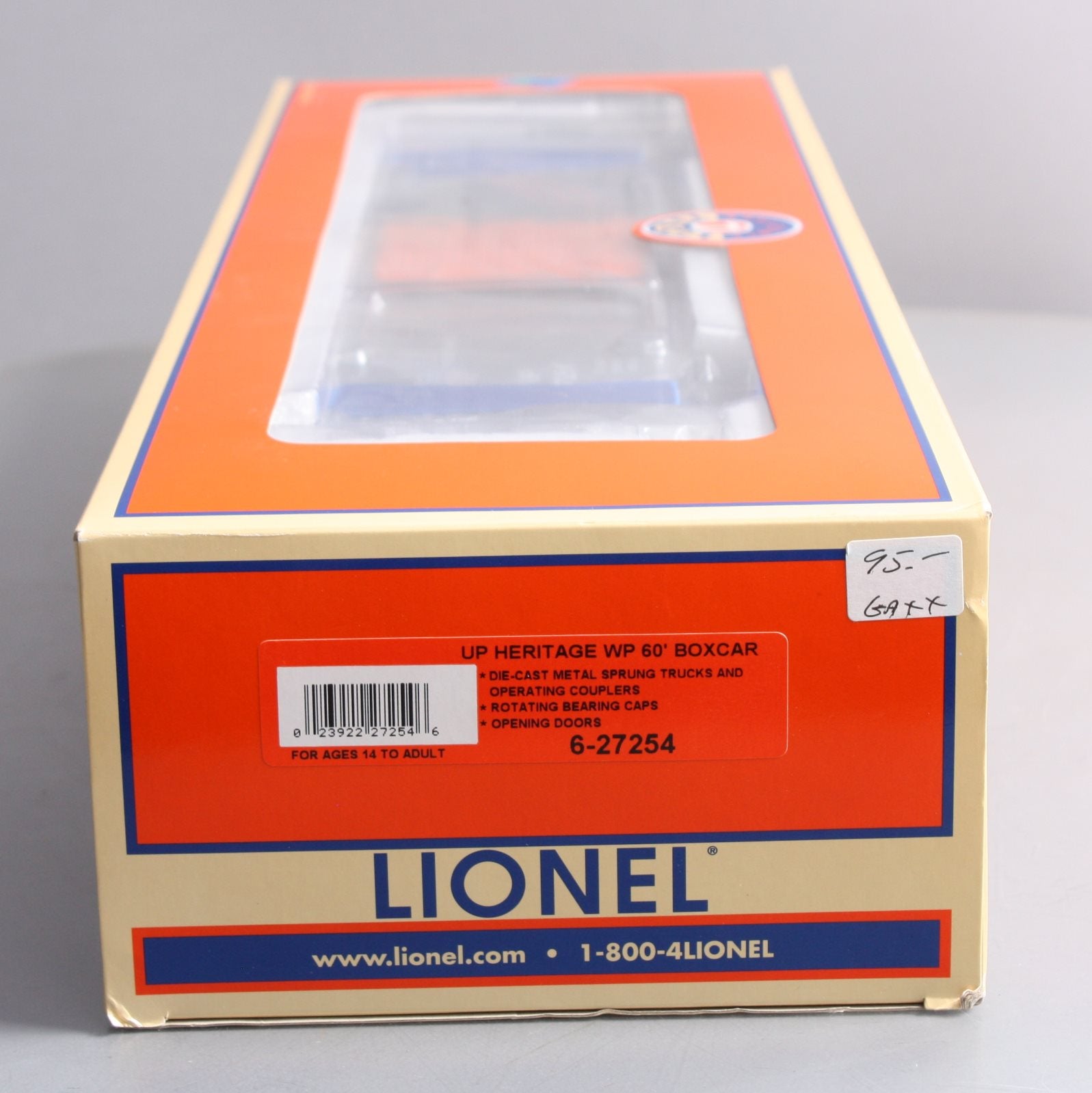 Lionel 6-27254 O Union Pacific Heritage WP 60' Boxcar