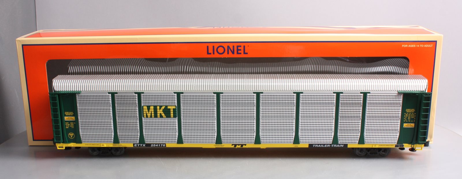 Lionel 6-84914 O Missouri Kansas Texas Autorack Car #254176