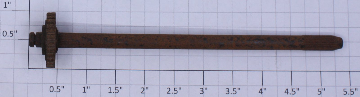 Lionel V-98 RH Lower Ribbed Shaft Assembly with Gear