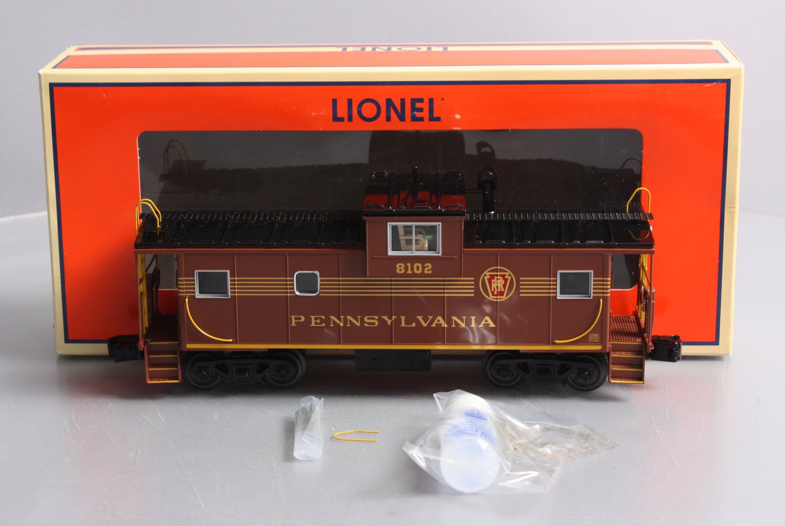 Lionel 6-27691 O PRR NS Heritage Extended Vision Caboose #8102