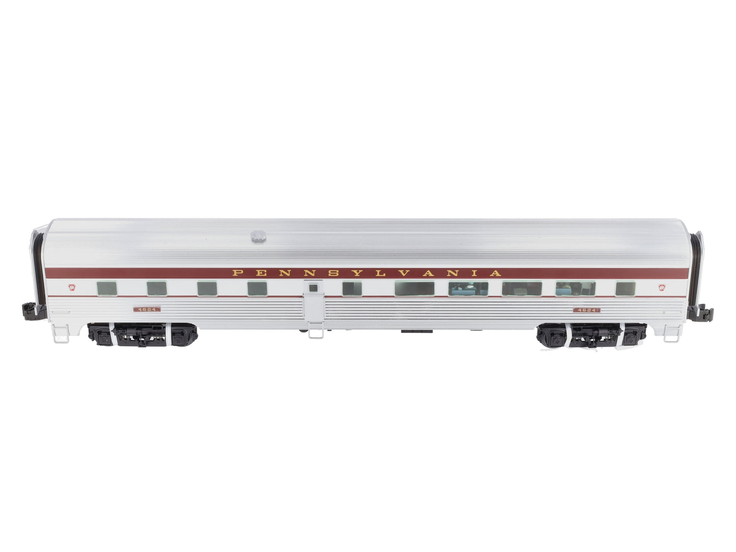 Lionel 6-25458 O Pennsylvania Aluminum Diner Passenger Car #4624 w/StationSounds