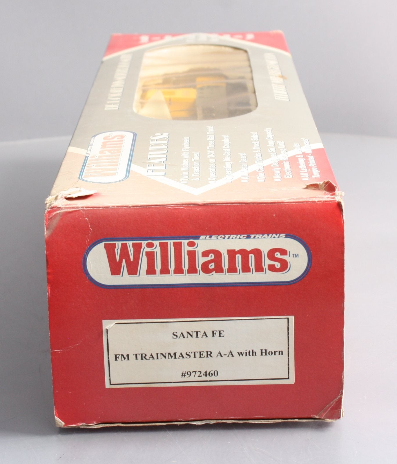 Williams 972460 O Gauge Santa Fe FM Trainmaster Diesel Locomotive w/ Horn #2460 MT/Box