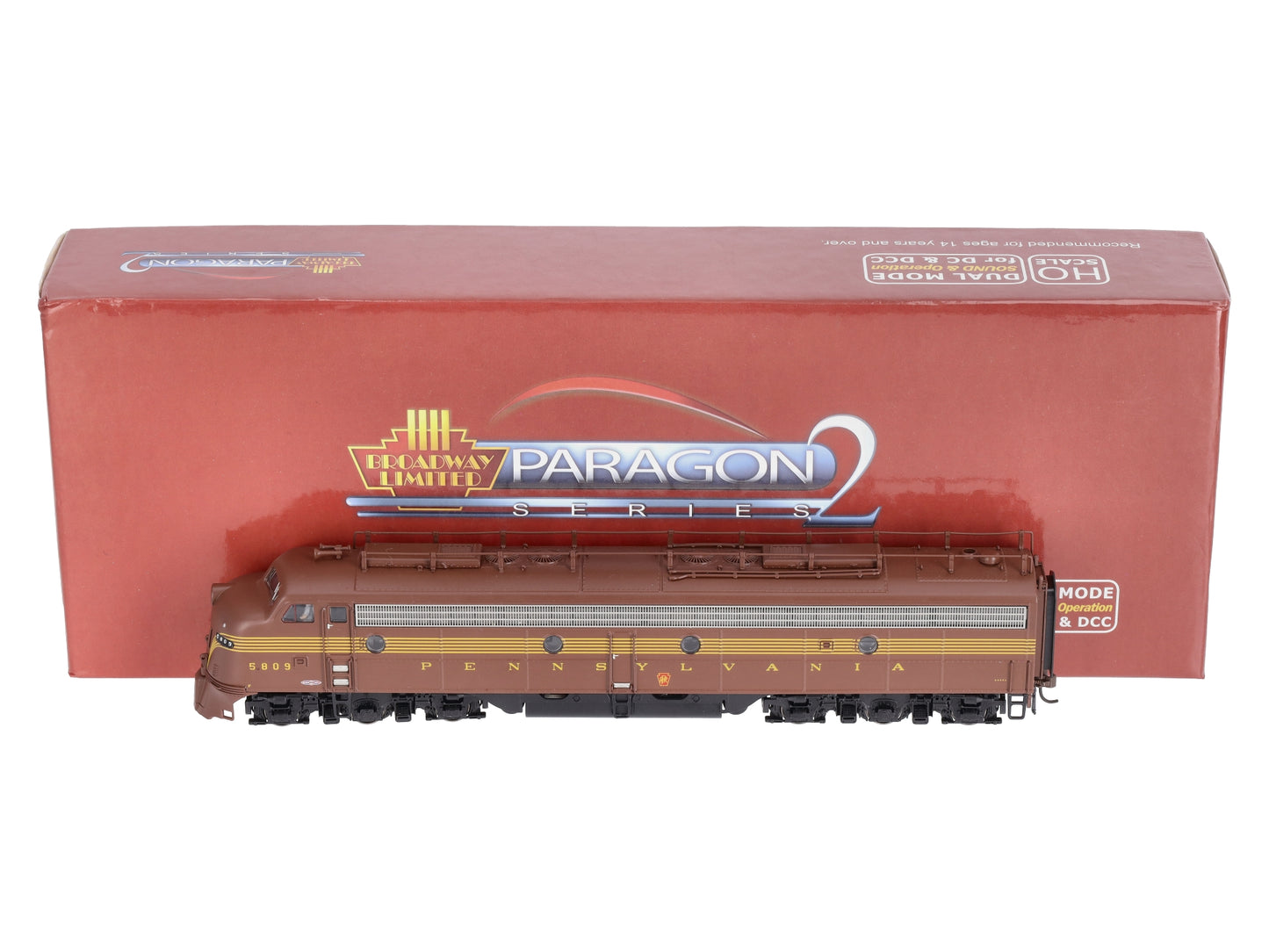 Broadway Limited 2360 HO PRR EMD E8A Diesel Locomotive #5809 w/Paragon2
