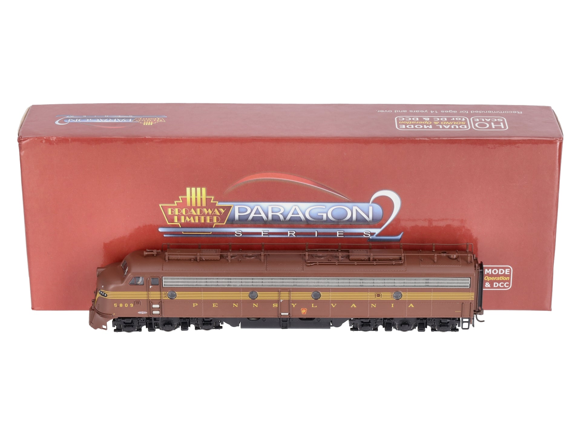 Broadway Limited 2360 HO PRR EMD E8A Diesel Locomotive #5809 w/Paragon2