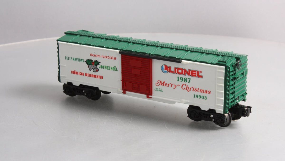 Lionel 6-19903 O Gauge Lionel Christmas Boxcar #1987 EX/Box