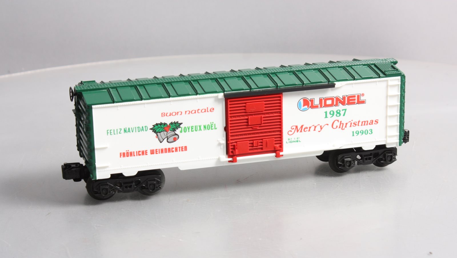 Lionel 6-19903 O Gauge Lionel Christmas Boxcar #1987 EX/Box