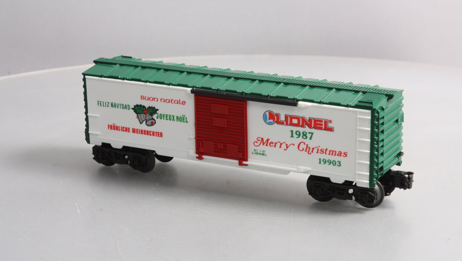 Lionel 6-19903 O Gauge Lionel Christmas Boxcar #1987 EX/Box