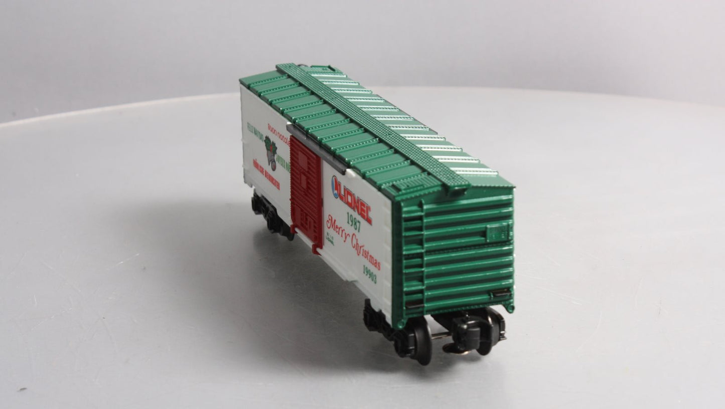 Lionel 6-19903 O Gauge Lionel Christmas Boxcar #1987 NIB
