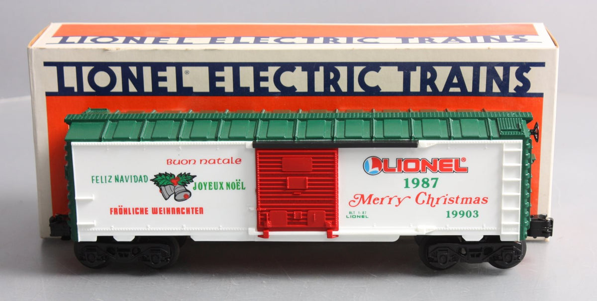 Lionel 6-19903 O Gauge Lionel Christmas Boxcar #1987 LN/Box