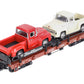 LGB 45590 G Scale Flatcar w/Pickup Trucks