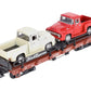 LGB 45590 G Scale Flatcar w/Pickup Trucks