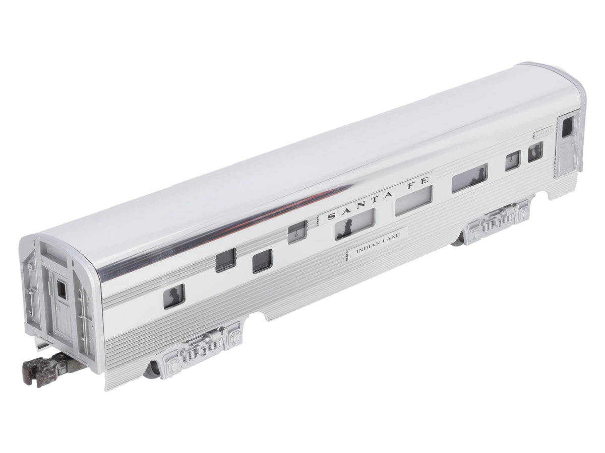 Lionel 6-19138 O Gauge Santa Fe "Indian Lake" Aluminum Duplex Roomette Car NIB