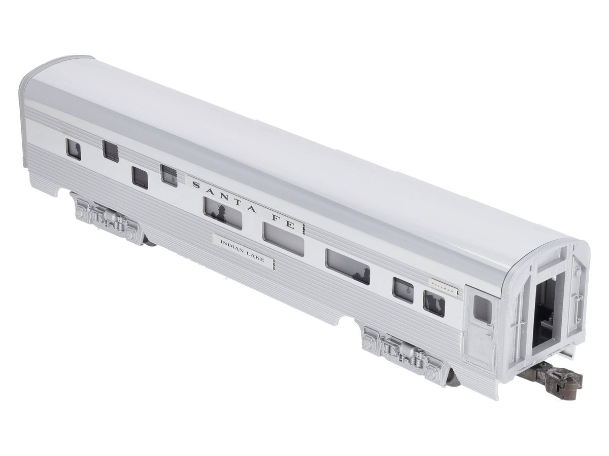 Lionel 6-19138 O Gauge Santa Fe "Indian Lake" Aluminum Duplex Roomette Car NIB