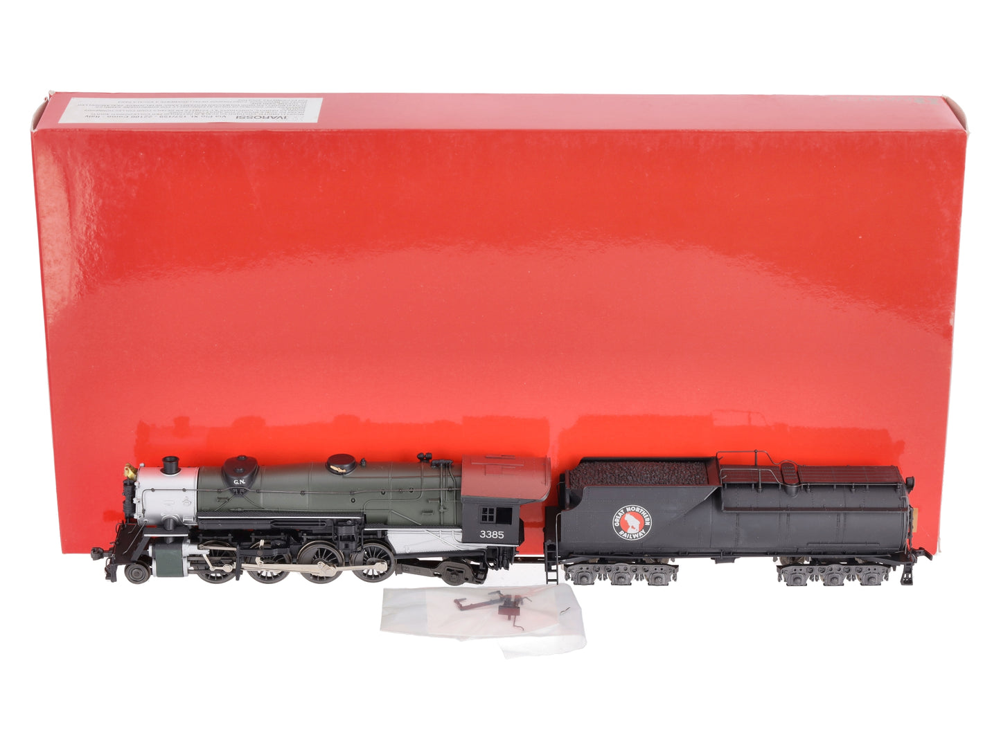 Rivarossi 5411 HO Great Northern 2-8-2 Mikado Steam Locomotive and Tender #3385 LN/Box