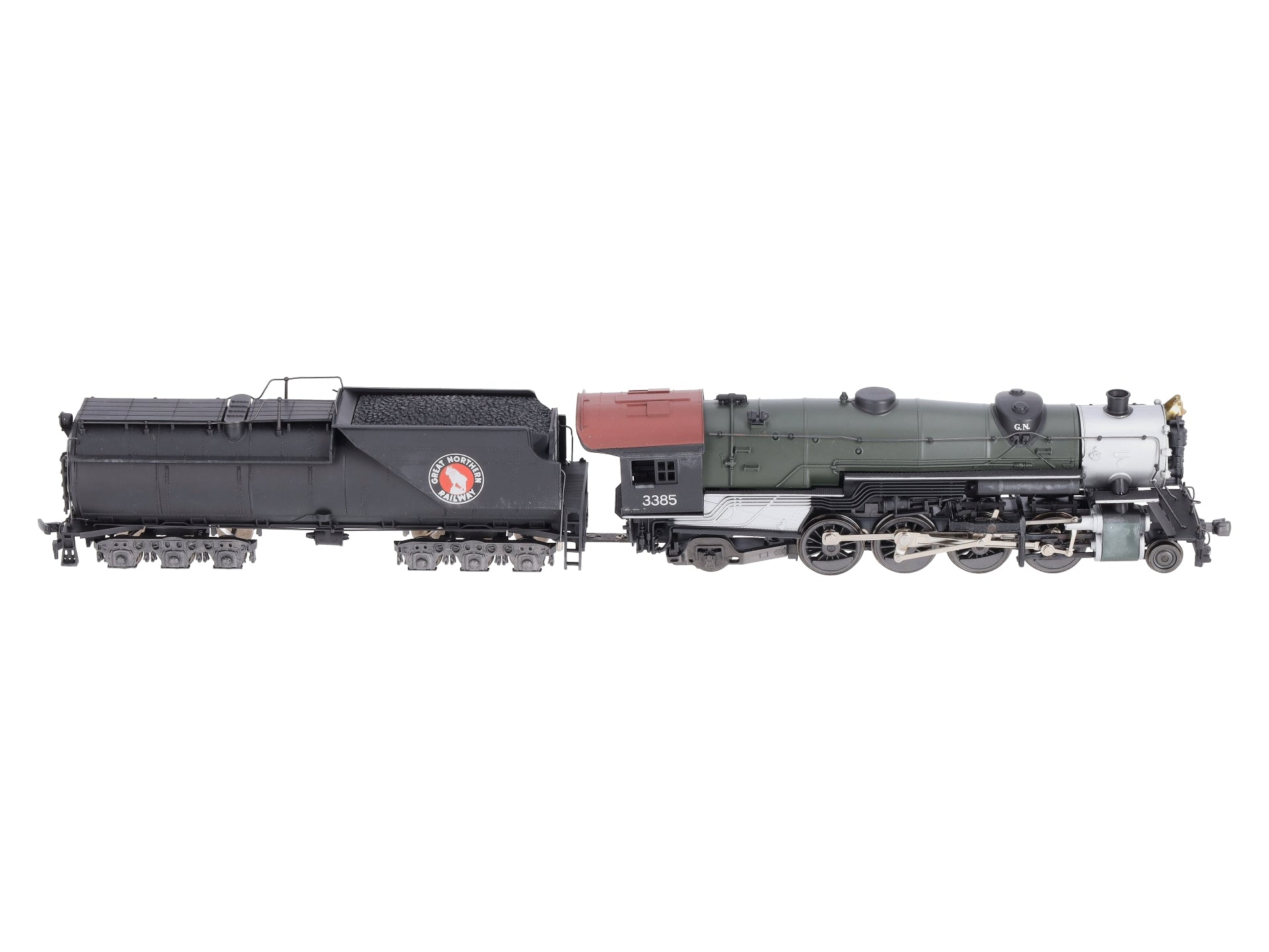 Rivarossi 5411 HO Great Northern 2-8-2 Mikado Steam Locomotive and Tender #3385 LN/Box
