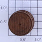 Lionel 362-878 Stained Wooden Barrel