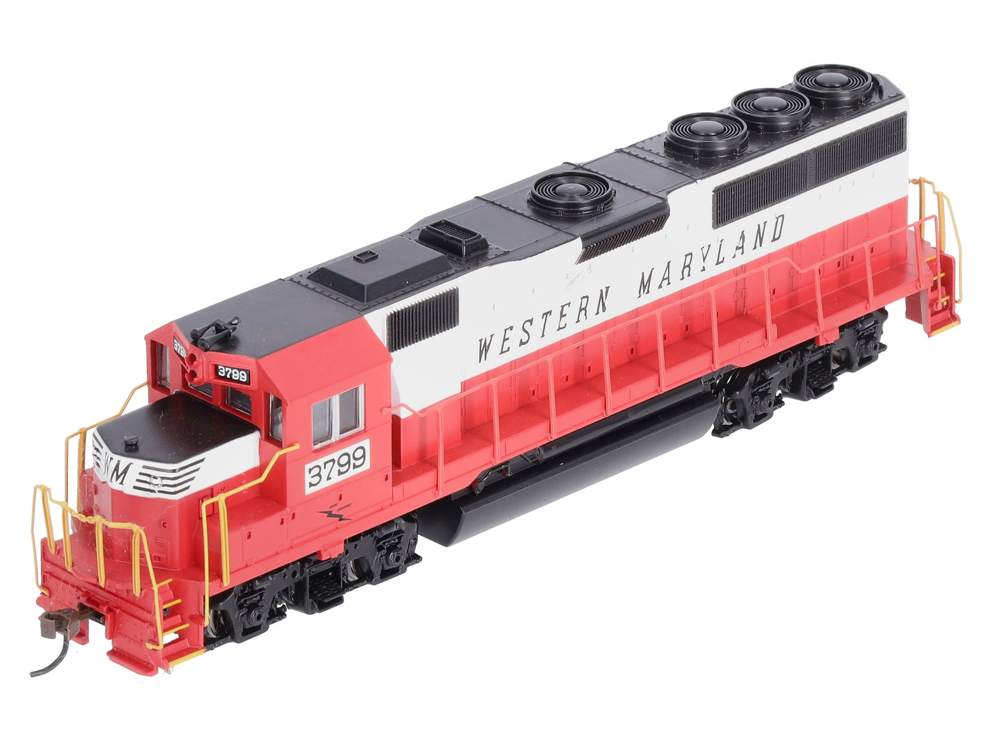 Bachmann 63508 HO Western Maryland EMD GP40 Locomotive #3799