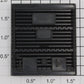 Lionel 6464-475 Black Multi-Panel Door "Boston and Maine" (Type I, to V)