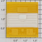 Lionel 6464-500 Yellow White Door "Timken" (Type I, II, III, IV)
