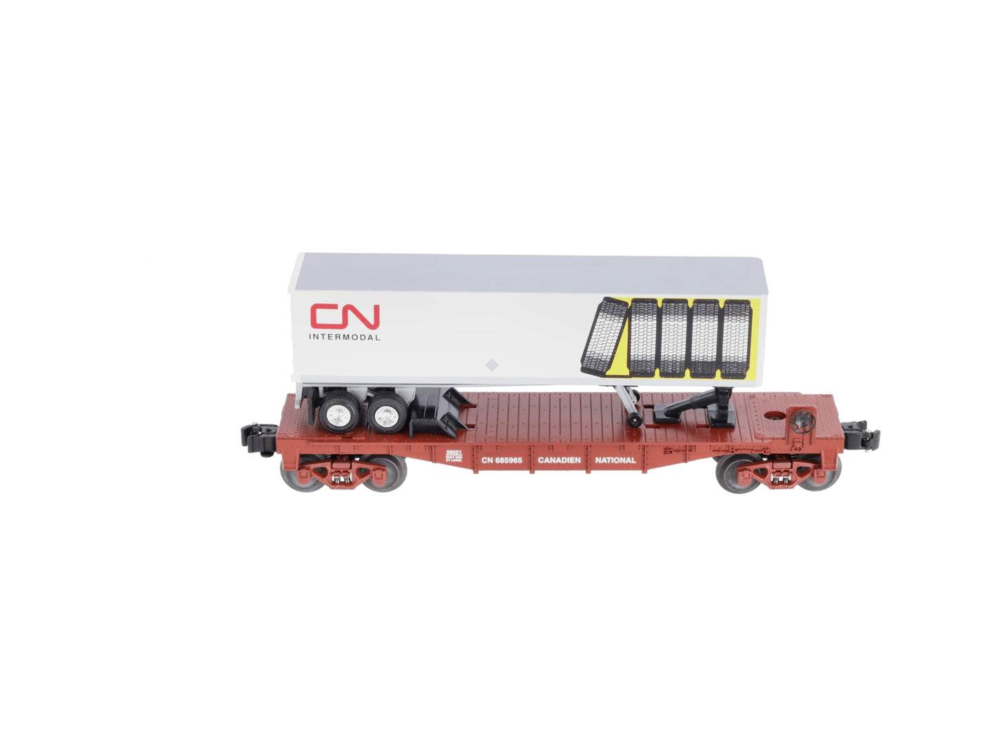 Lionel 6-26021 Canadian National Flatcar w/Trailer LN/Box