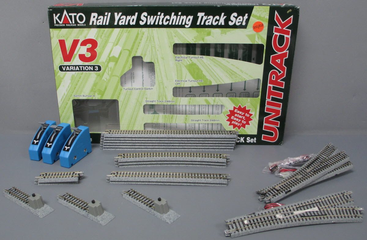 Kato 20-862-1 N V3 Rail Yard Switching Set NIB