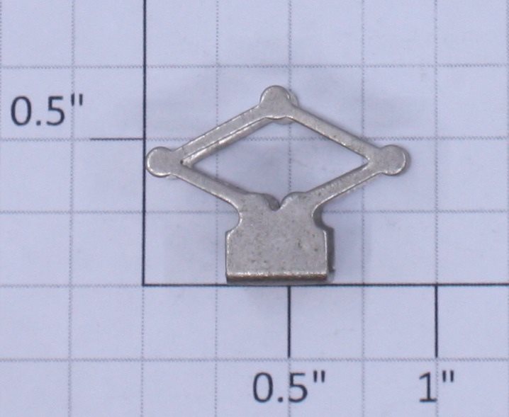 Lionel 254-24 Nickel O Gauge Small Pantograph