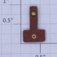 Lionel NH-9 O Gauge Red Fiber Headlight Contact Insert Assembly