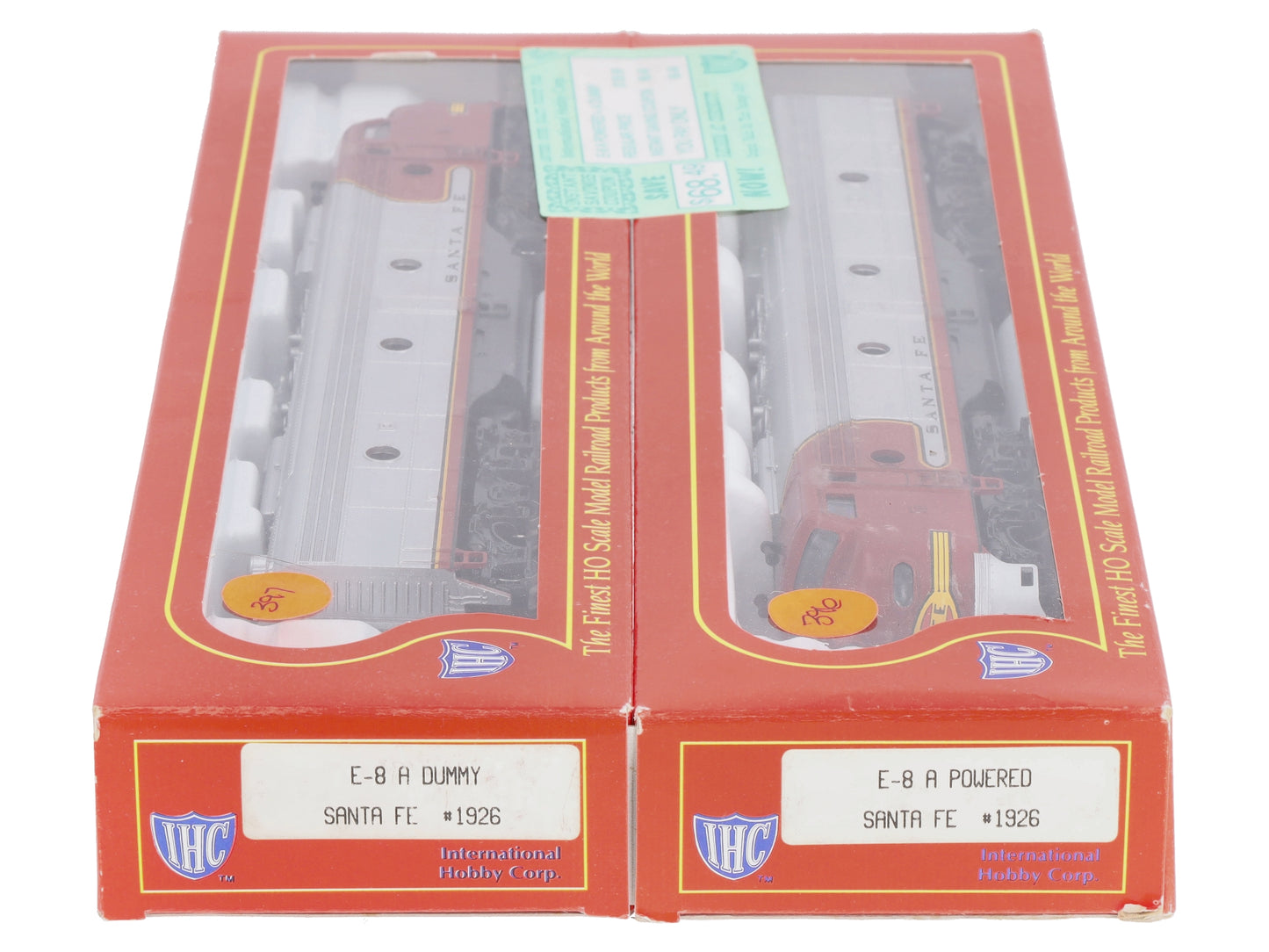 IHC 1926 HO Santa Fe E-8 A Locomotive Set LN/Box