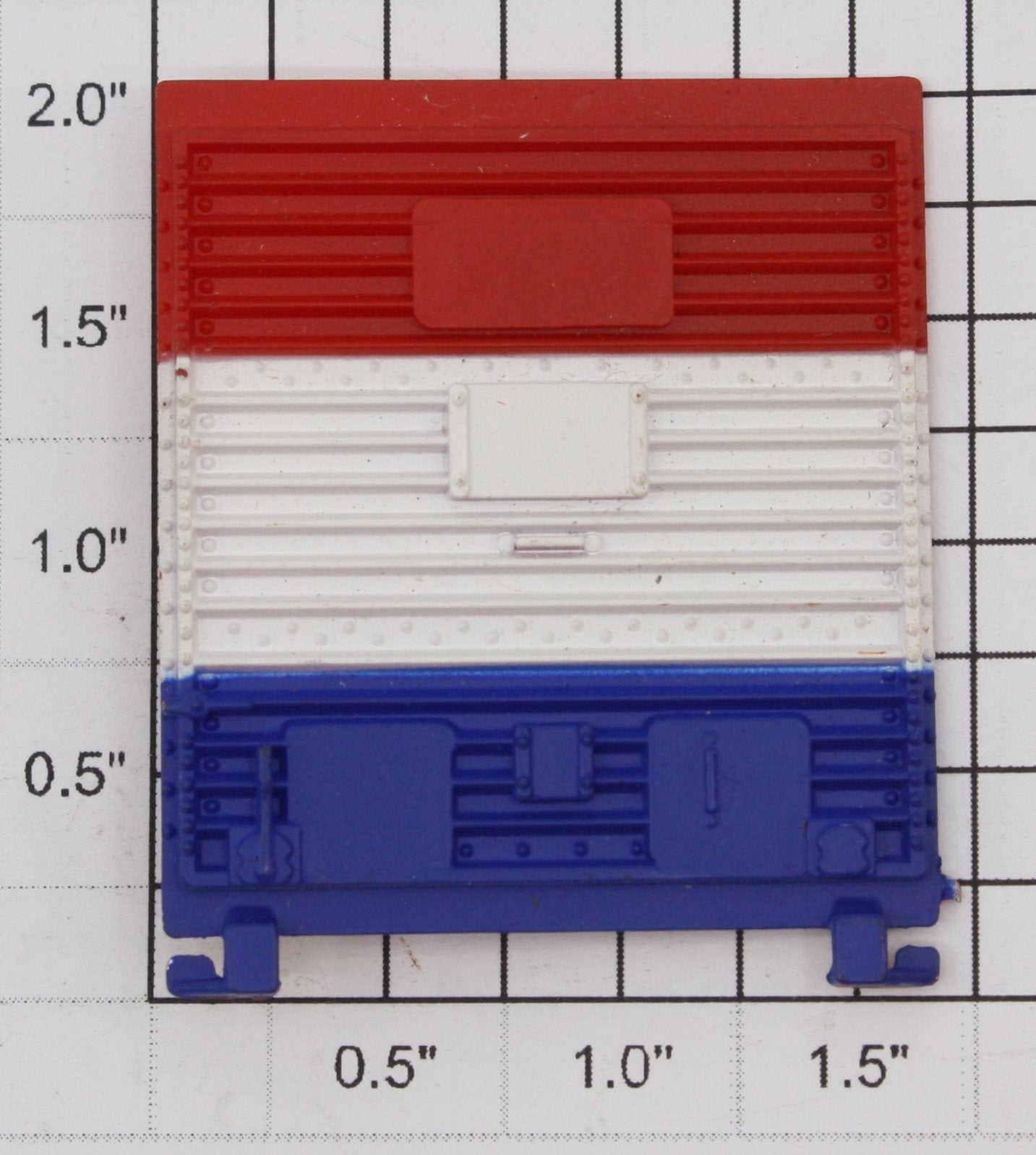 Lionel 9708-12 Red / White / Blue Post Office Boxcar Door with Guides