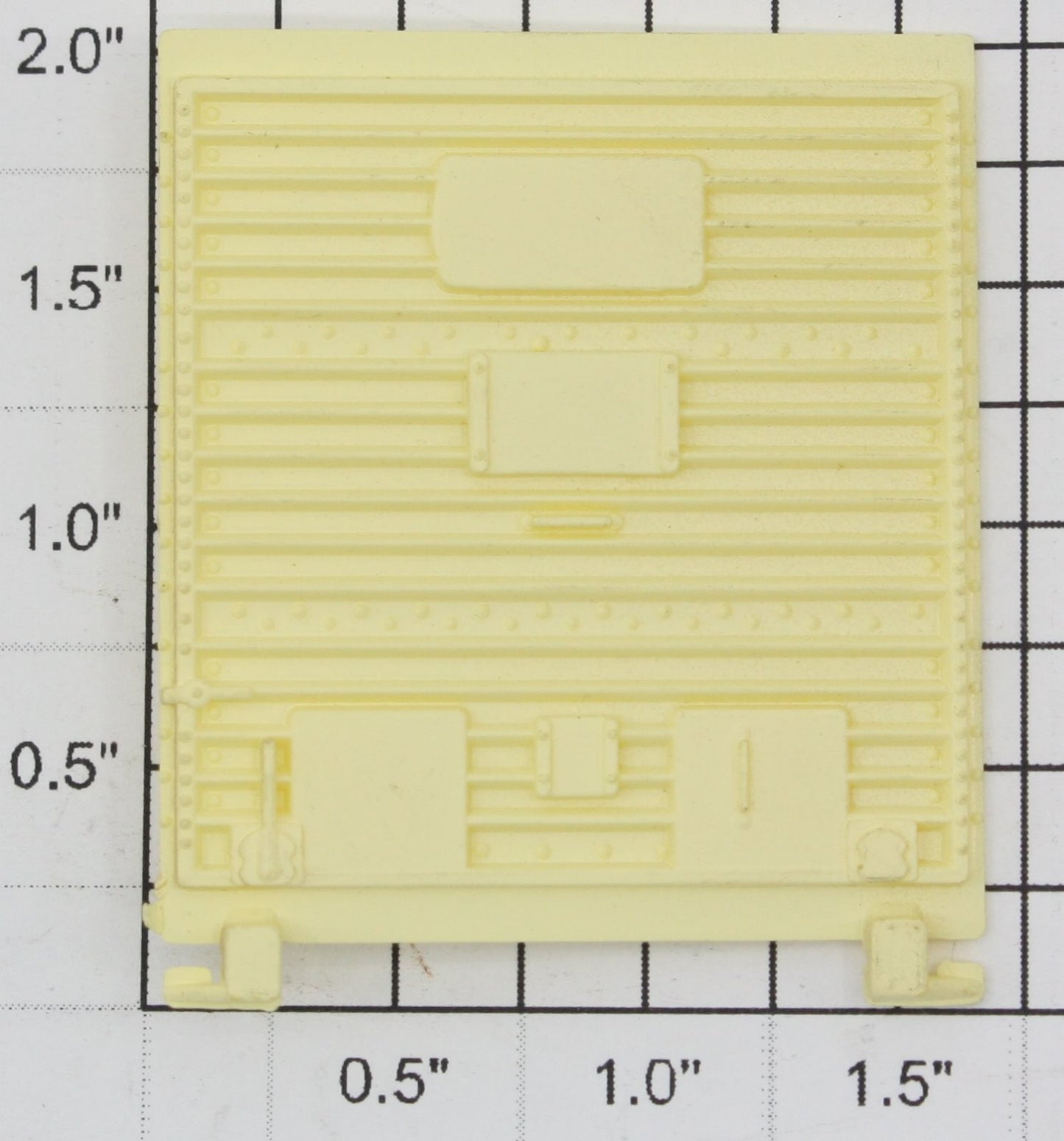 Lionel 6-7701 Pale Yellow Multi-Panel Door w/ Guides "Camel