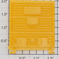 Lionel 6-9717 Yellow Multi-Panel Door w/ Guides "Union Pacific