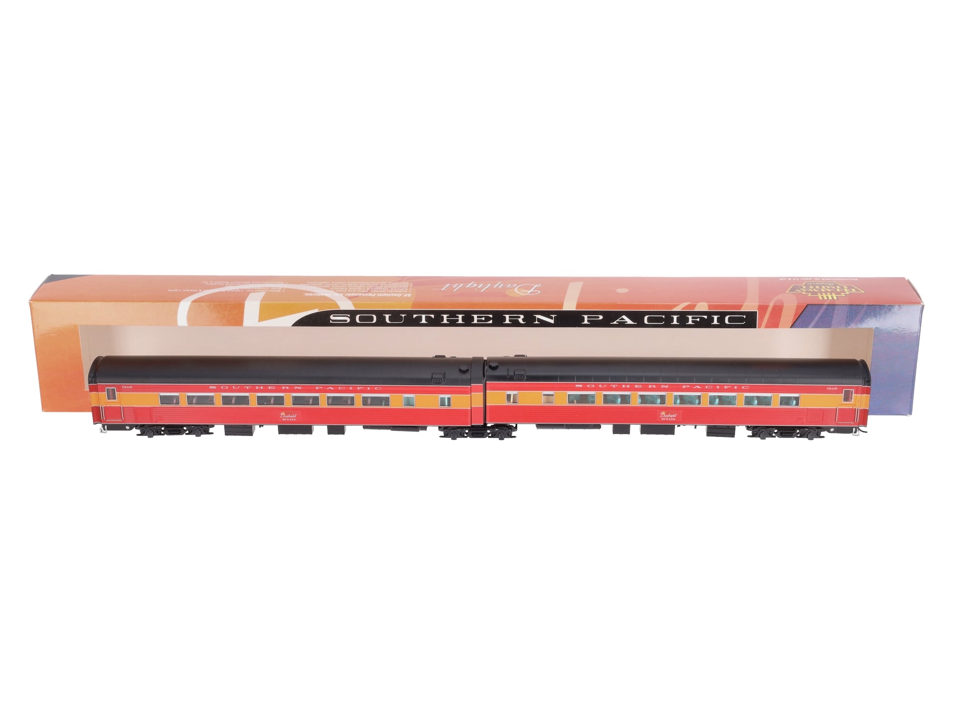 Broadway Limited 1579 HO SP Coast Daylight-1953 Postwar Car#W2460/M2459 Set of 2