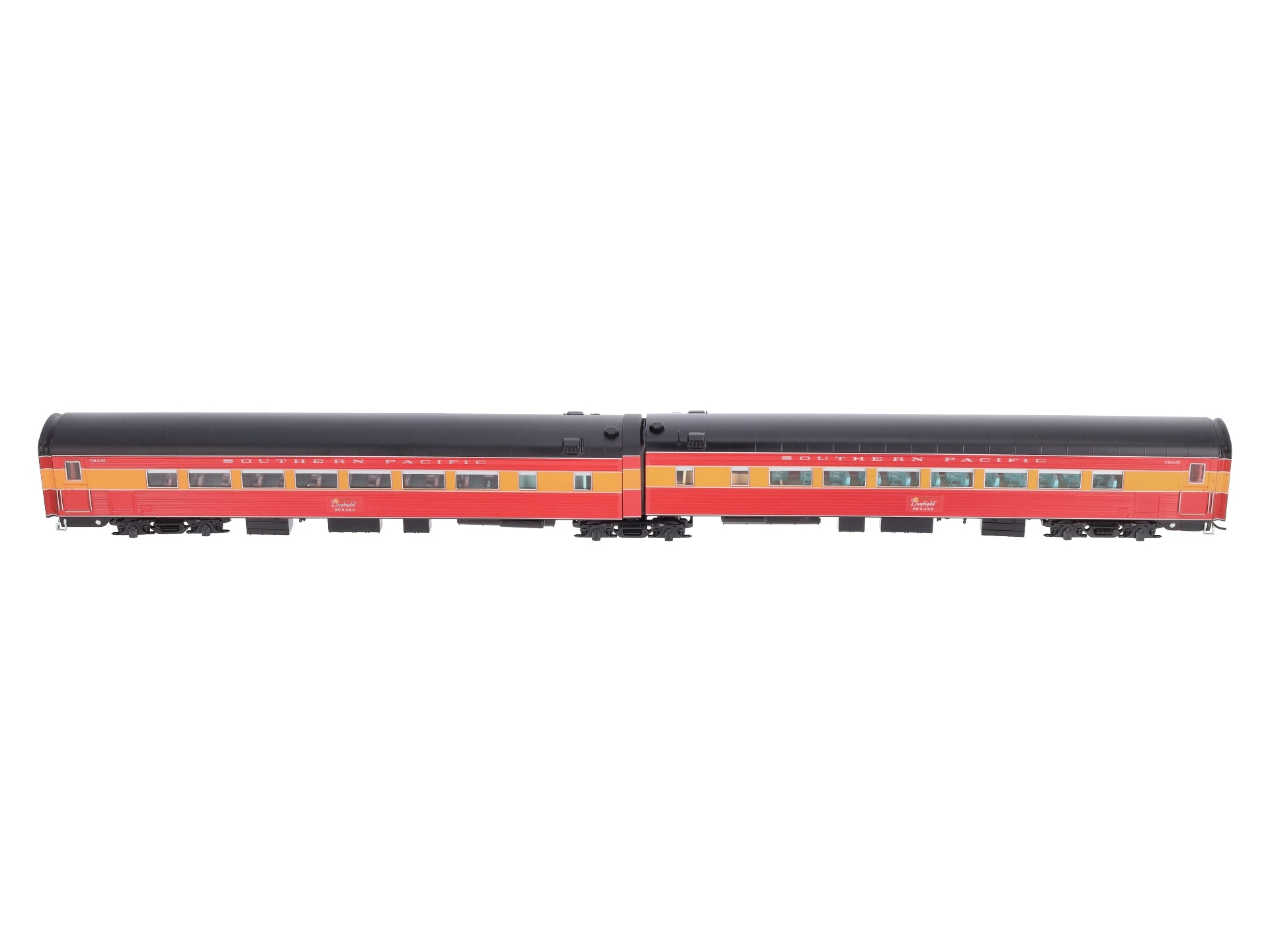 Broadway Limited 1579 HO SP Coast Daylight-1953 Postwar Car#W2460/M2459 Set of 2