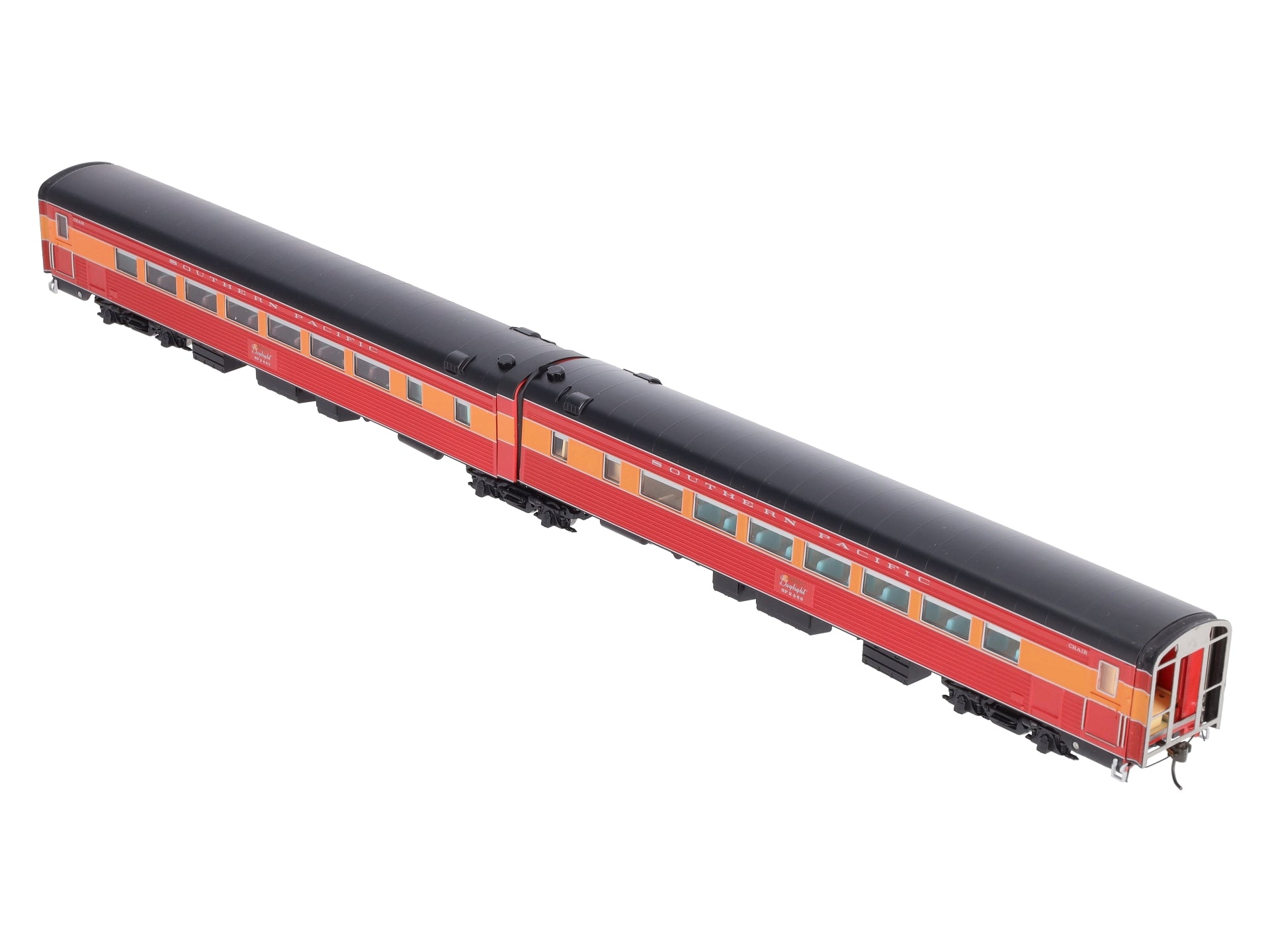Broadway Limited 1579 HO SP Coast Daylight-1953 Postwar Car#W2460/M2459 Set of 2