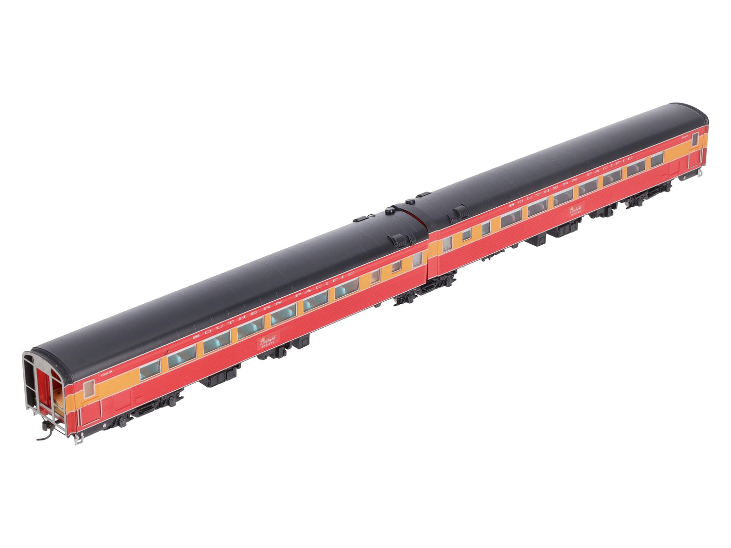 Broadway Limited 1579 HO SP Coast Daylight-1953 Postwar Car#W2460/M2459 Set of 2