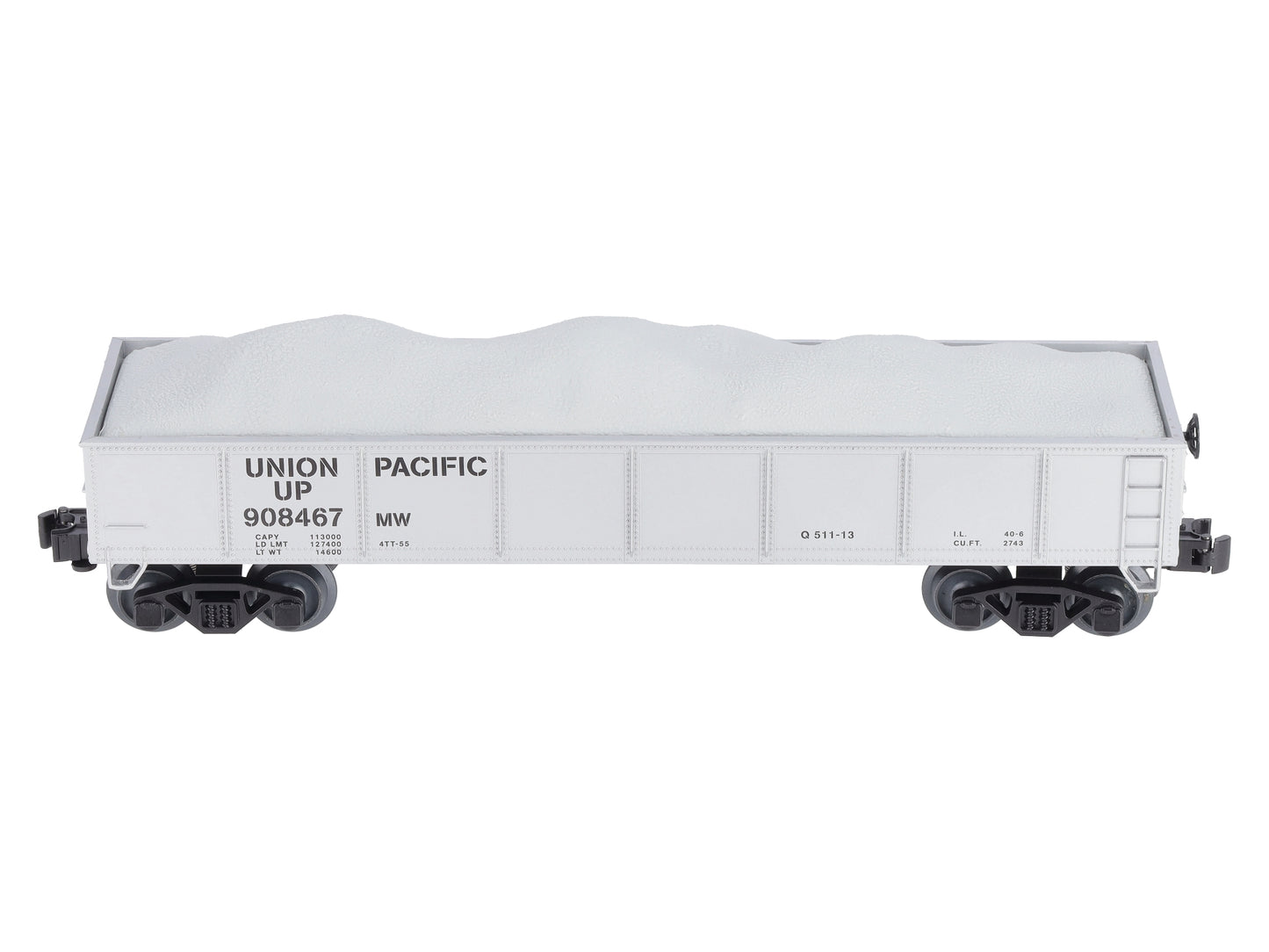 Lionel 2143161 O Union Pacific Standard Gondola with Ballast Load #908467