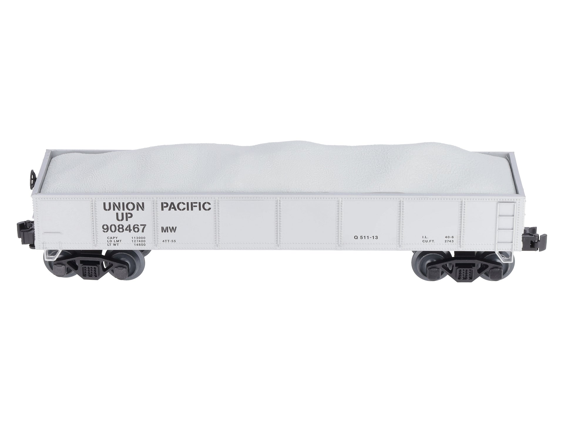Lionel 2143161 O Union Pacific Standard Gondola with Ballast Load #908467